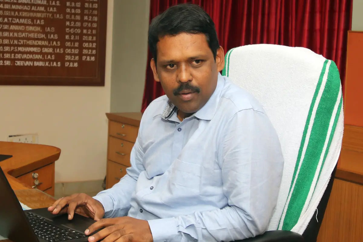 Kerala's new Chief Electoral Officer Dr D Sajith Babu | Photo: Ramanath Pai N/Mathrubhumi