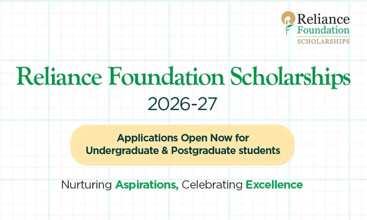 Reliance Foundation scholarship 2026