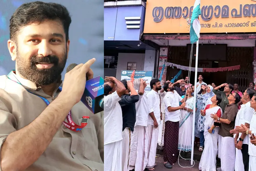സ്വാതന്ത്ര്യദിനത്തിൽ പതാകയുയർത്താൻ ലുങ്കിയുടുത്തെത്തി വി.ടി. ബൽറാം; ലുങ്കീവാല അധിക്ഷേപത്തിന് മറുപടി