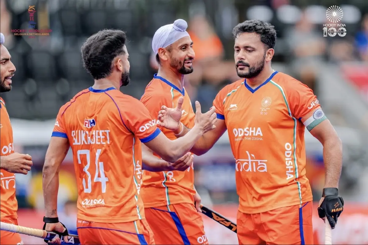 India beat Wales 3-1 in their opening Pool D game | Photo: Hockey India (@TheHockeyIndia on X)