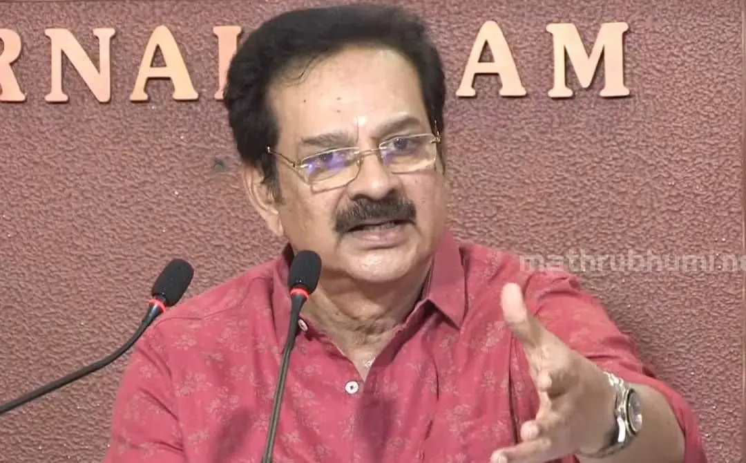 Actor Devan speaking at a press conference | Screengrab