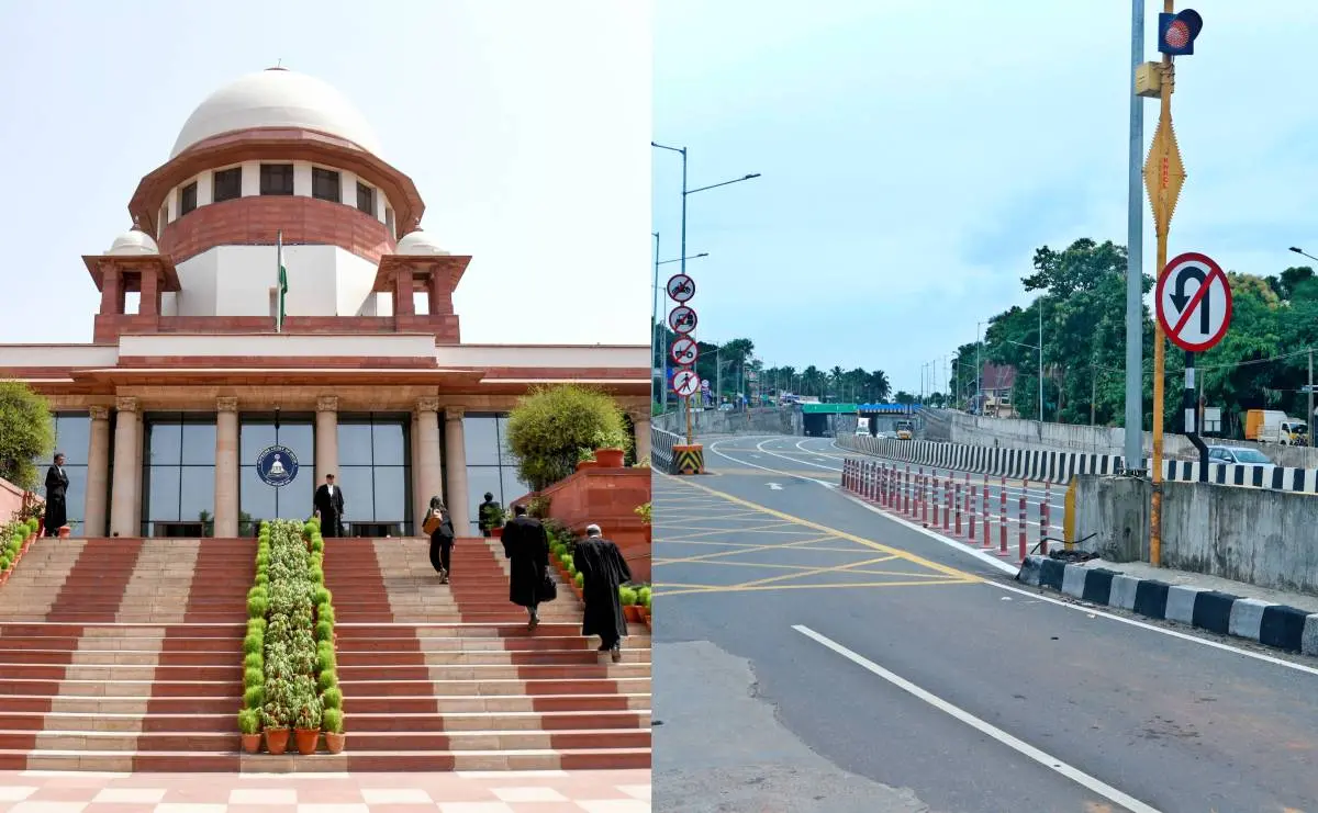 സുപ്രീംകോടതി, ദേശീയപാത 66 |ഫോട്ടോ: ANI, മാതൃഭൂമി