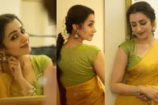 ആ മഞ്ഞ സാരി അമ്മയുടേത്, മേക്കപ്പിട്ടത് സ്വയം; സ്വാതന്ത്ര്യദിനത്തിലെ ലുക്കിനെ കുറിച്ച് തൃഷ