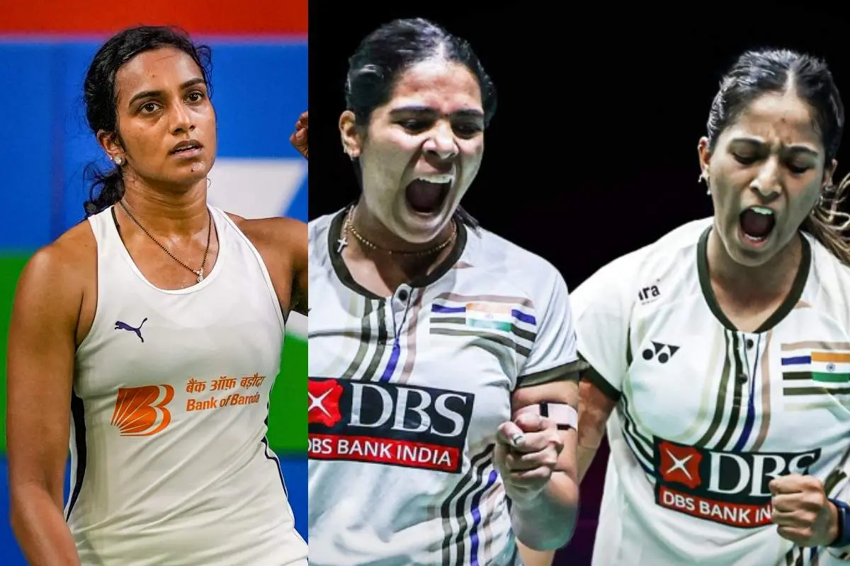 പി.വി സിന്ധു/ ട്രീസയും ഗായത്രിയും | Photo: PTI/ BAI