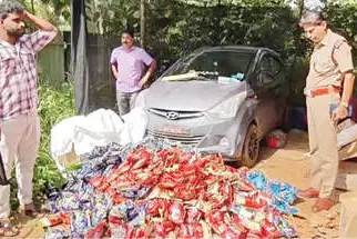 പലഹാരത്തിന് പകരം ലഹരി; ബേക്കറി ഗോഡൗണിൽ സൂക്ഷിച്ച 10 ലക്ഷംരൂപയുടെ പുകയില ഉത്പന്നങ്ങൾ പിടിച്ചു