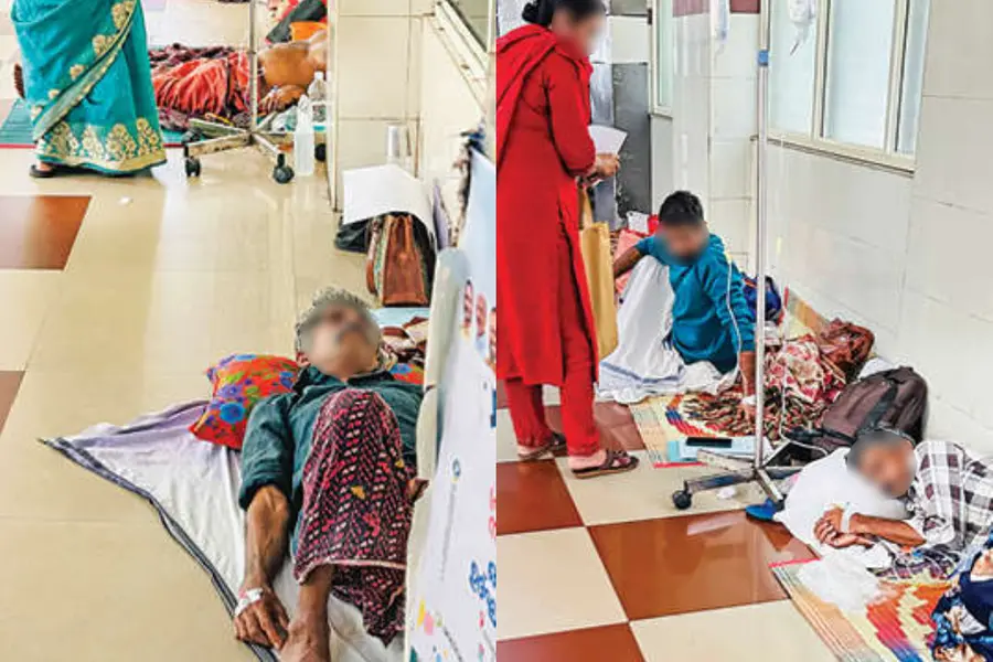 Kozhikode Medical College Overcrowded With Fever Patients; Many Forced to Sleep on Floors