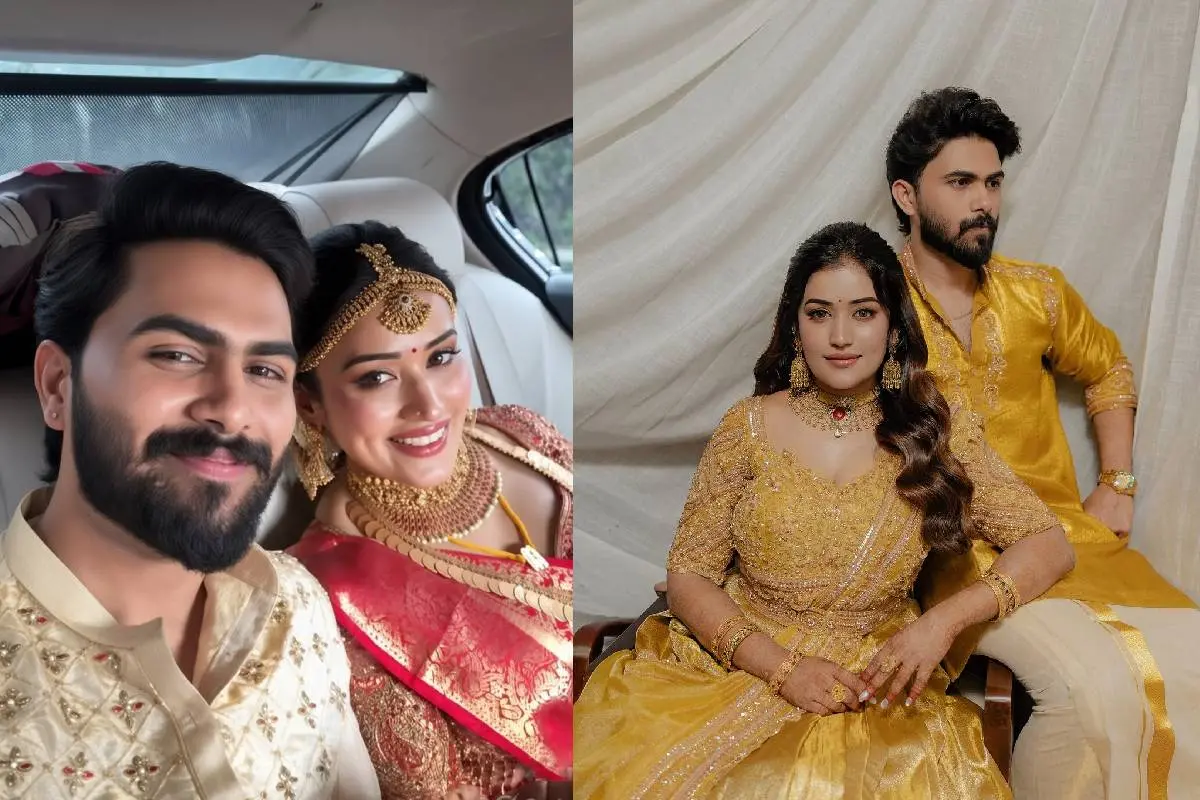 അനുമോളും ഭര്ത്താവ് ഭുവനേഷ് രാജേന്ദിരനും|photo:youtube.com/@anumolanukuttyofficial,instagram.com/anumol_rs_karthu_/?hl=en