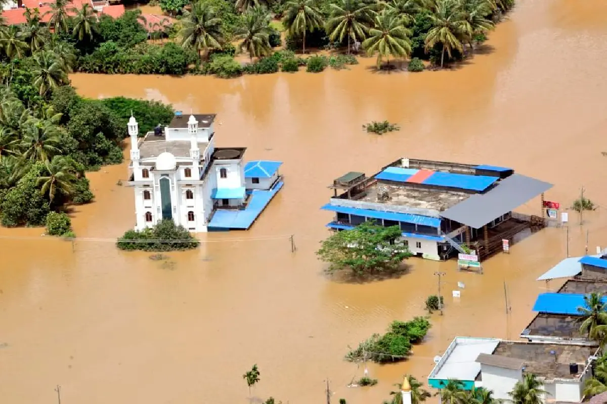 കേരളത്തിൽ 2019-ൽ ഉണ്ടായ പ്രളയത്തിൽ നിന്നുള്ള ദൃശ്യം (ഫയൽ ചിത്രം) | Photo: AP