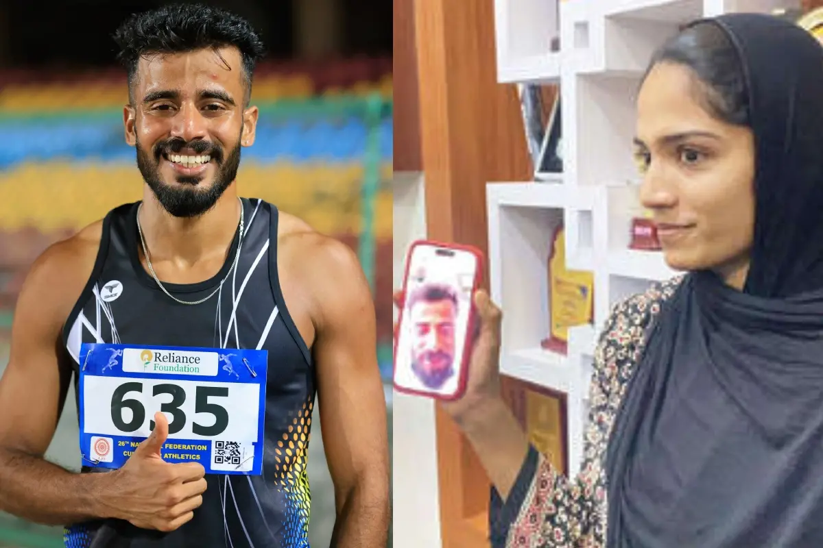 മുഹമ്മദ് അജ്മൽ, ജംഷീല തിരുവനന്തപുരത്തുള്ള മുഹമ്മദ് അജ്മലുമായി വീഡിയോ കോളിൽ സംസാരിക്കുന്നു