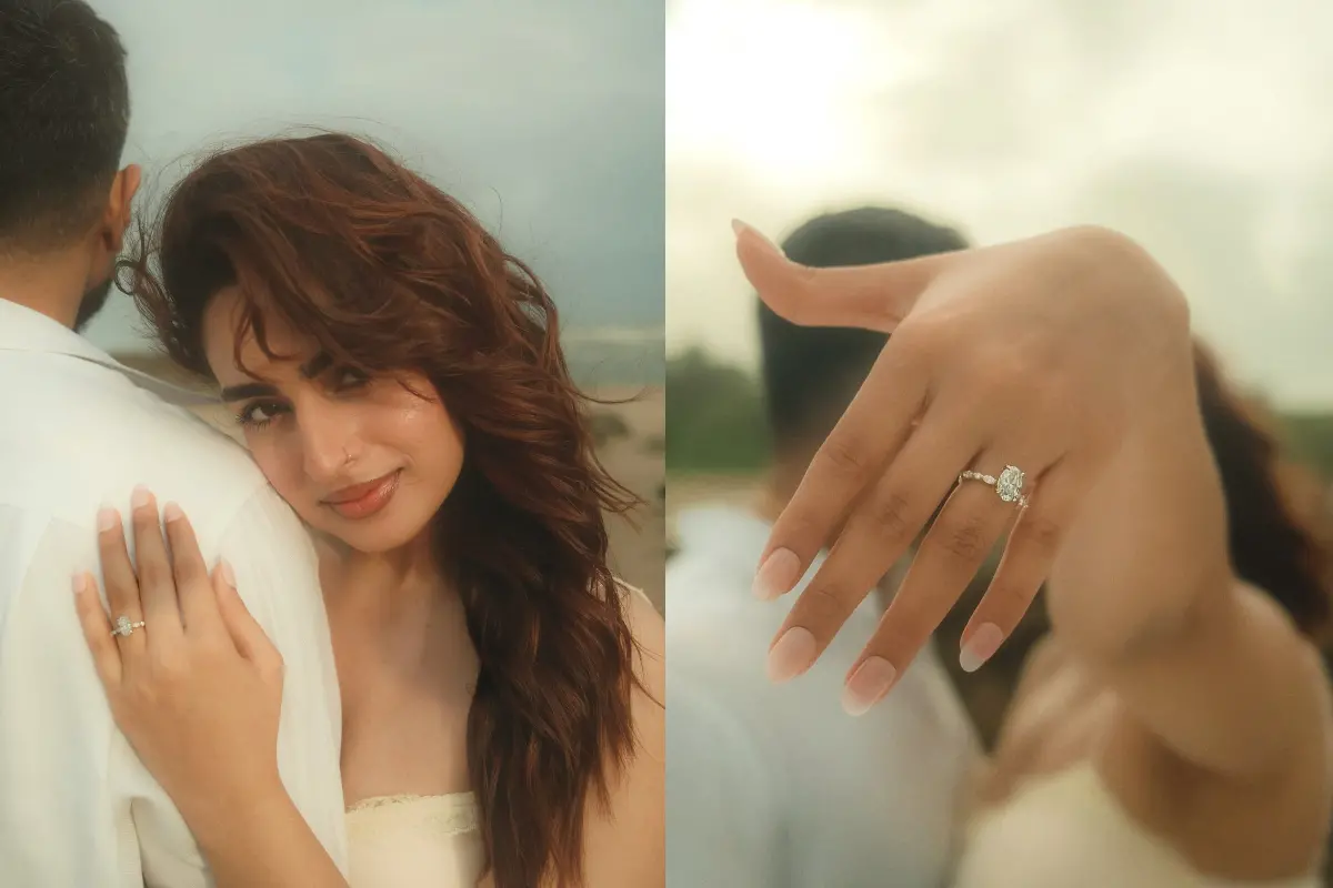 Ayesha Khan's latest pictures with a mystery man and diamond ring have sparked engagement speculation. Photo | Instagram/@ayeshakhan