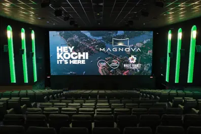 India’s FIRST 14-metre acoustic-transparent 4K LED cinema screen opens in Kochi