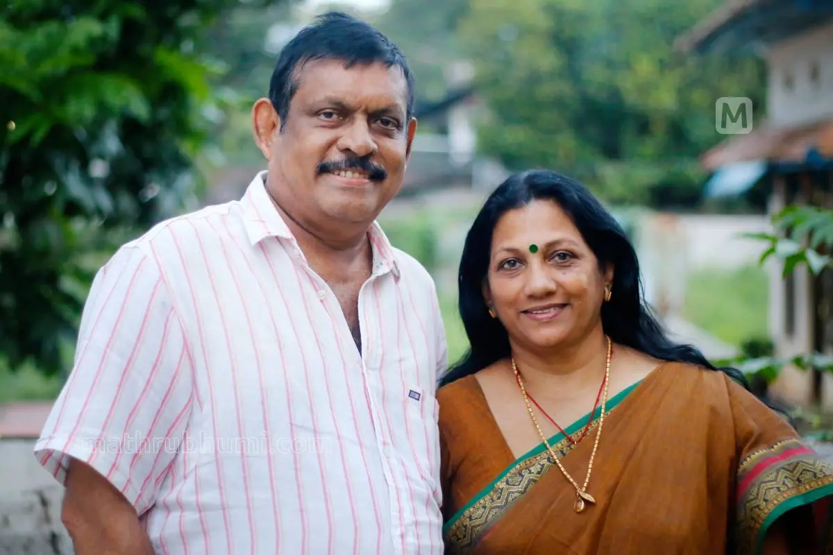 രാജേന്ദ്രനും സന്ധ്യയും | ഫോട്ടോ: അജിത് പനച്ചിക്കൽ \ മാതൃഭൂമി