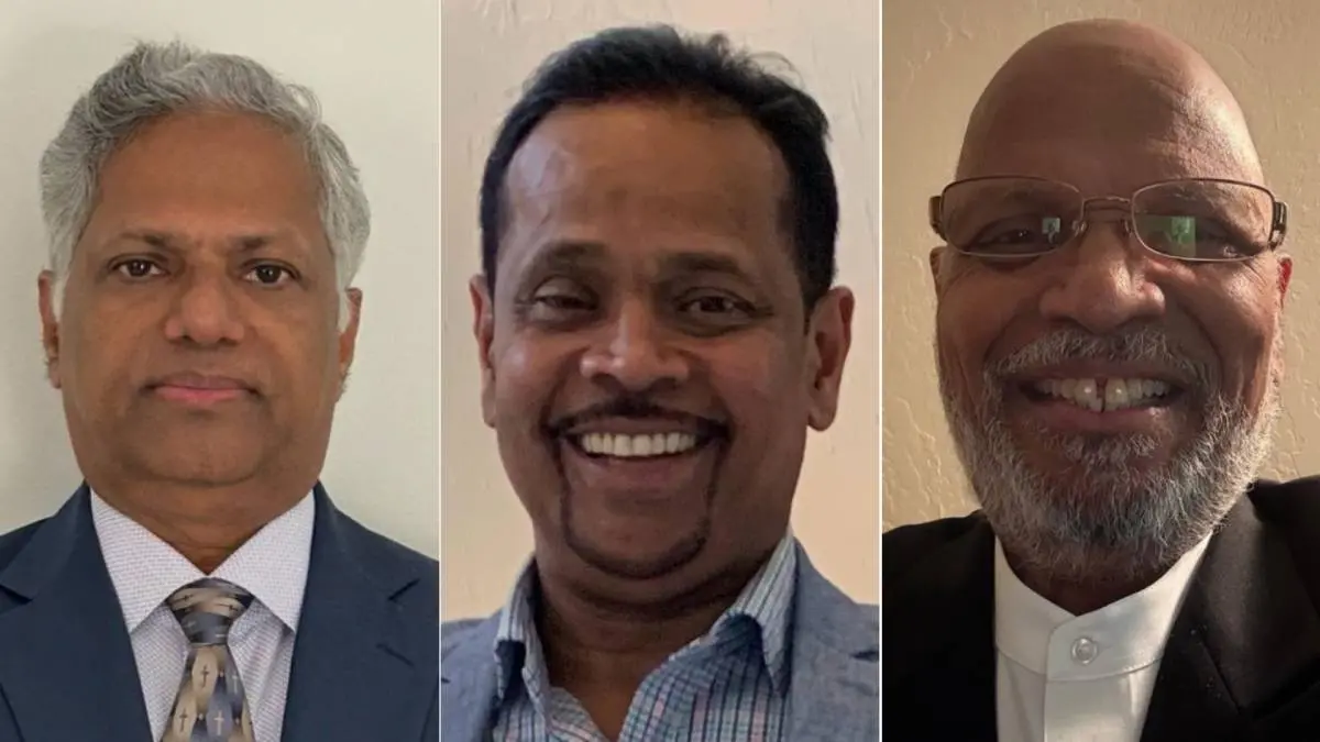 പാസ്റ്റർ കെ.ഒ. ജോൺസൺ, ബ്രദർ കുരിയൻ സക്കറിയ, ബ്രദർ ബാലൻപിള്ള