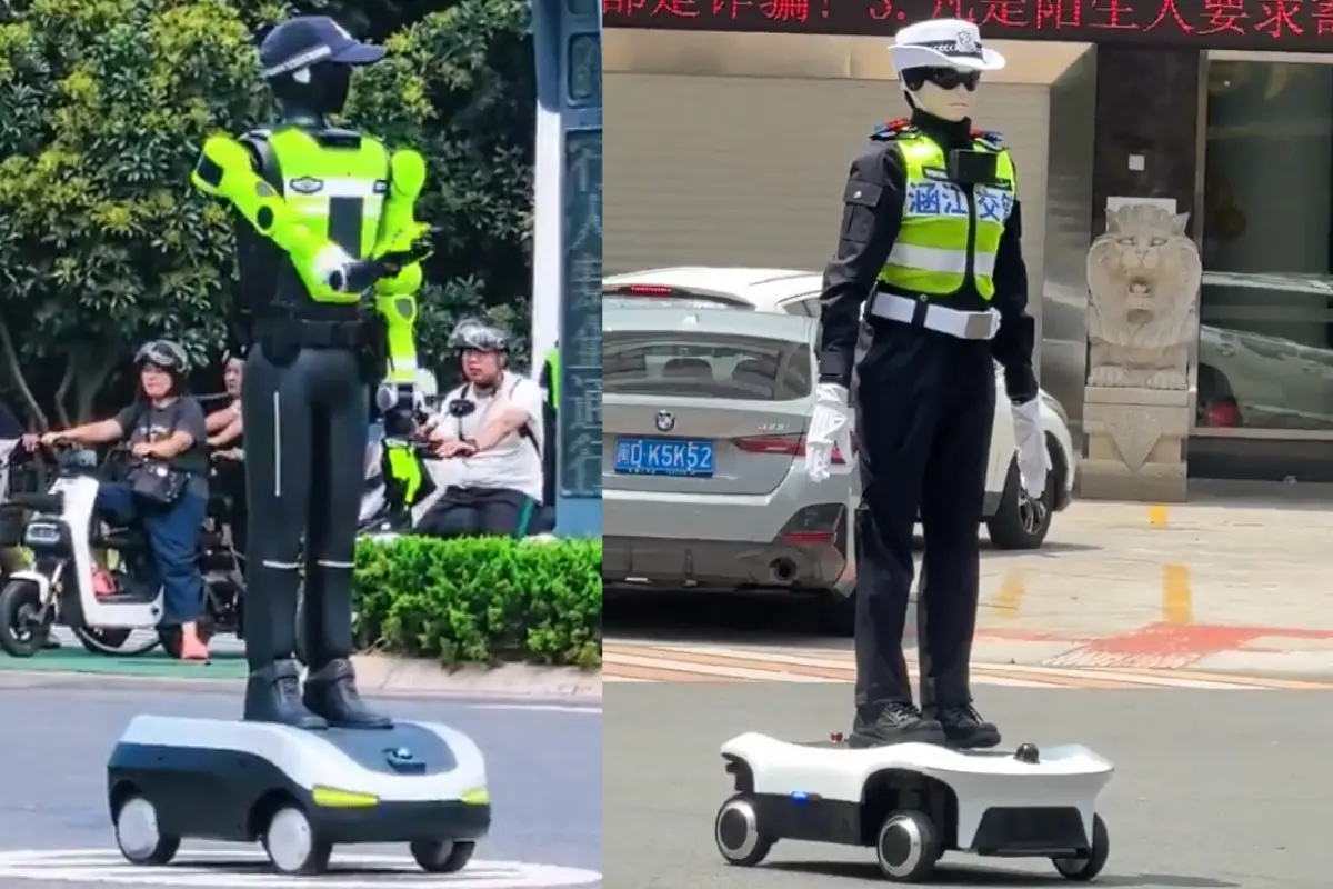 China's 'robocops' | Photo: X/@XuZhenqing徐祯卿