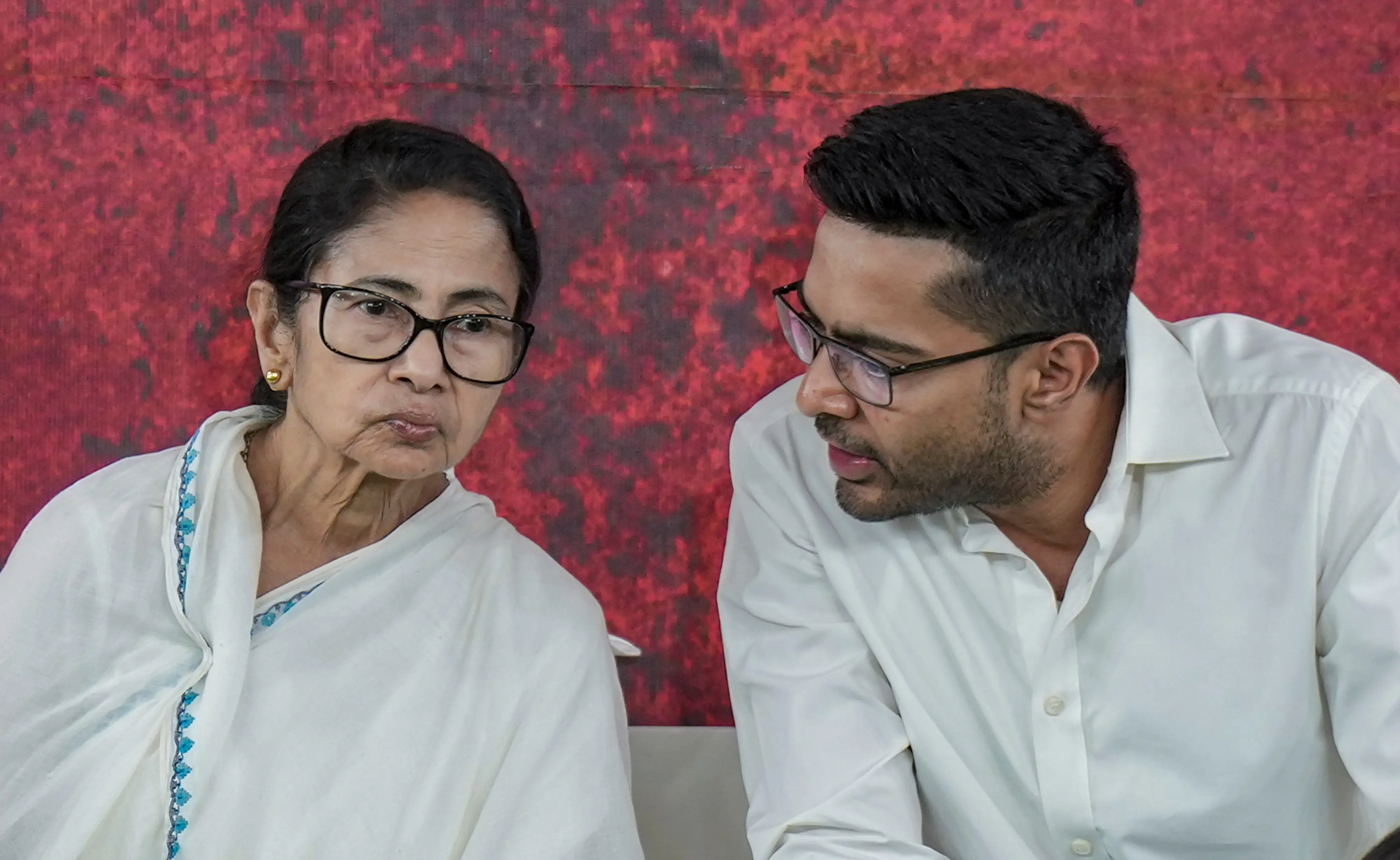 Mamata Banerjee and Abhishek Banerjee | Photo: PTI
