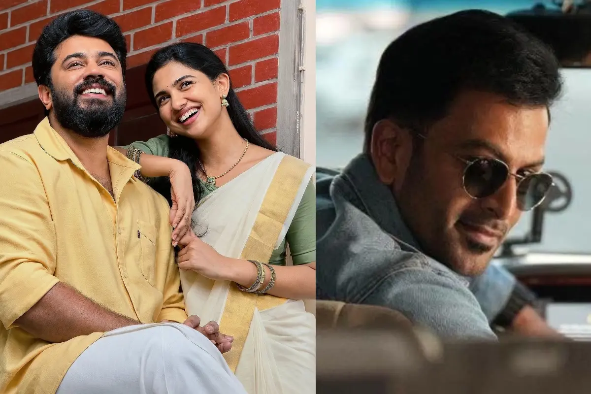 Nivin Pauly in 'Bethlehem Kudumba Unit' and Prithviraj Sukumaran in 'Khalifa', two contrasting Malayalam releases drawing audiences to theatres this Onam. Photos | Instagram