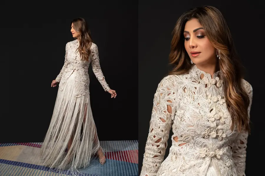 Shilpa Shetty’s Rs 2.19 lakh fringe skirt set: What makes this look stand out?