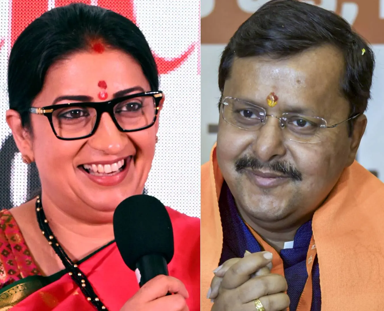 സ്മൃതി ഇറാനി, നിതിൻ നബീൻ | Photo: PTI