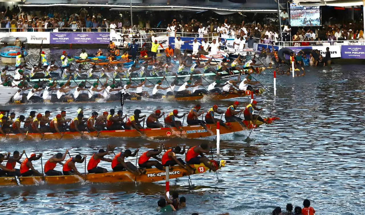 Aroma Chundan finishes first | Photo: Pranav