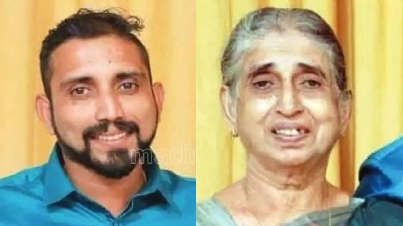 പ്രതി ടിജോ തോമസ്, കൊല്ലപ്പെട്ട പൊന്നമ്മ തോമസ്