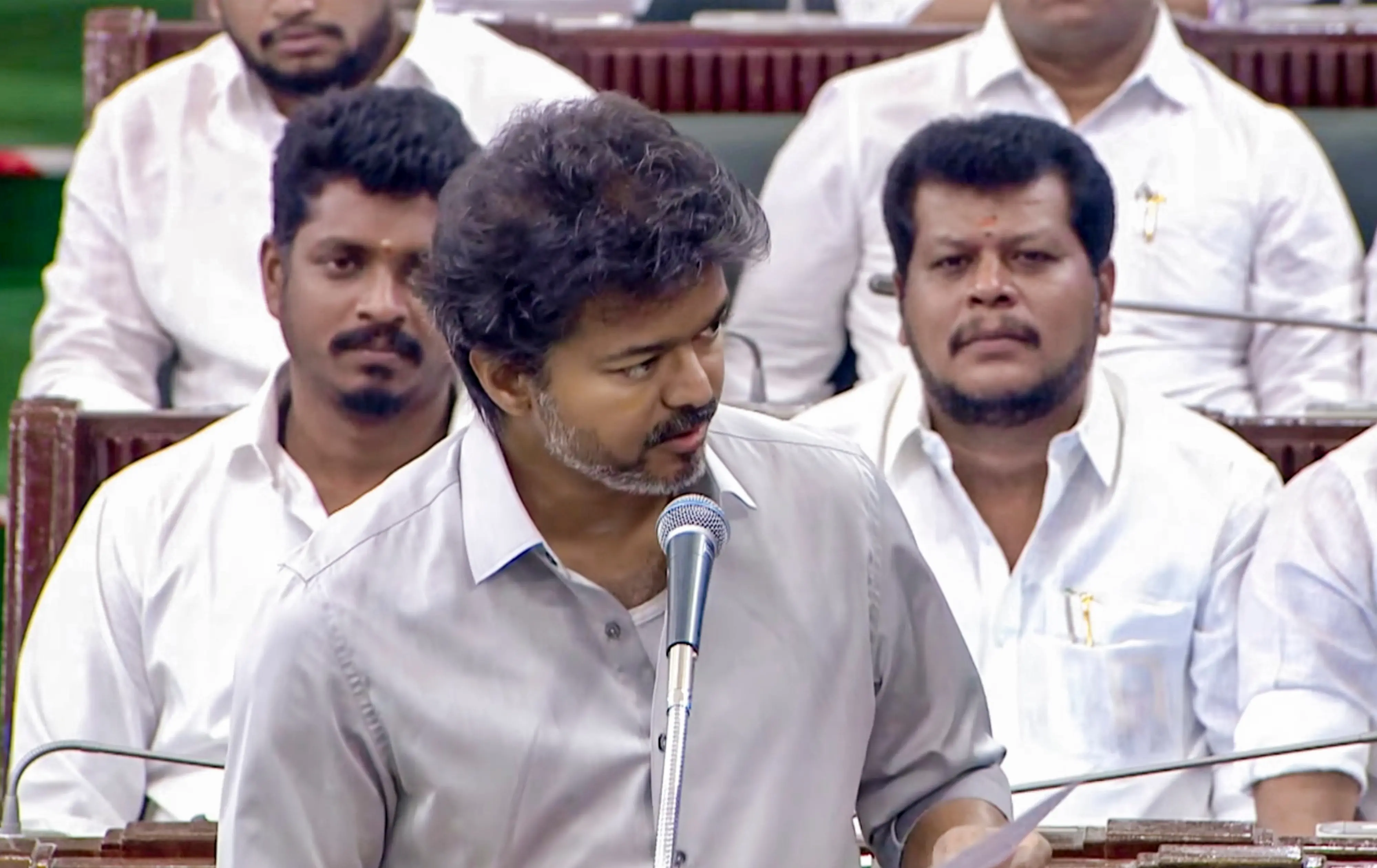 CM Vijay making announcements at TN Assemby | Photo: PTI