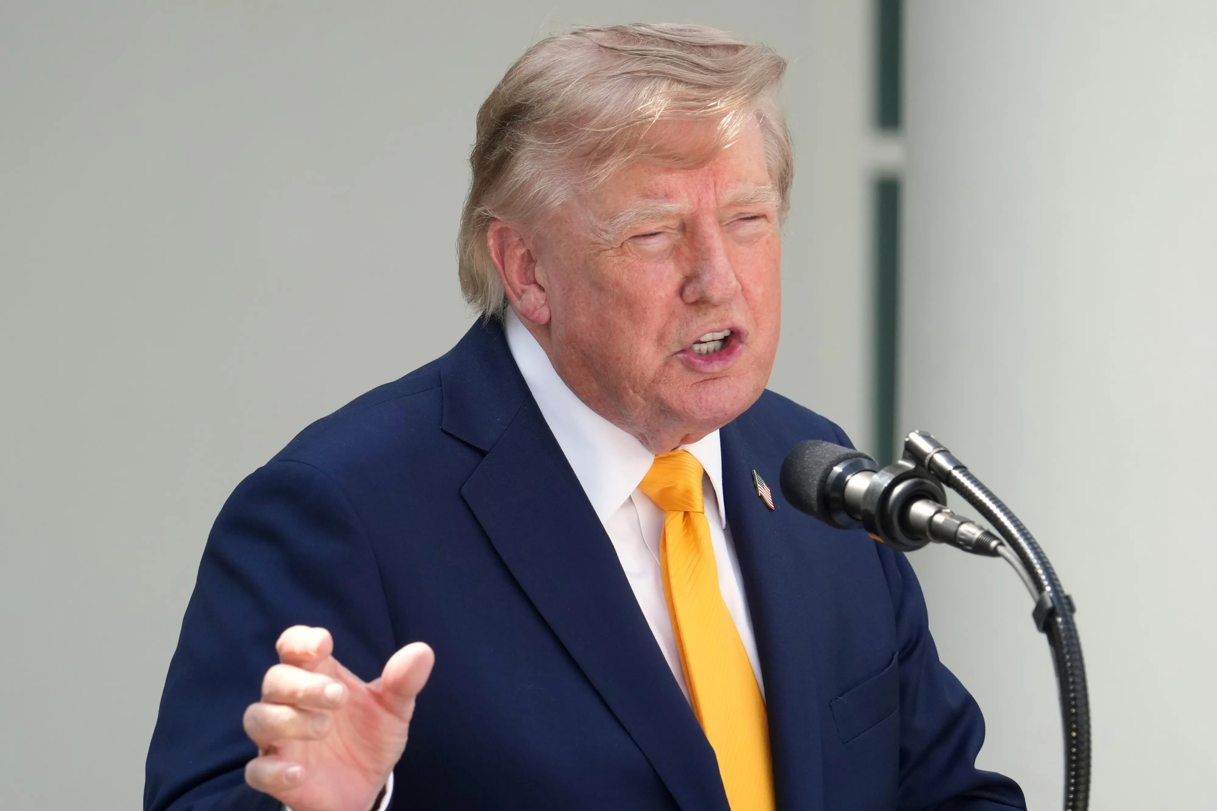 President Donald Trump speaks in Washington | Photo: AP/Alex Brandon)