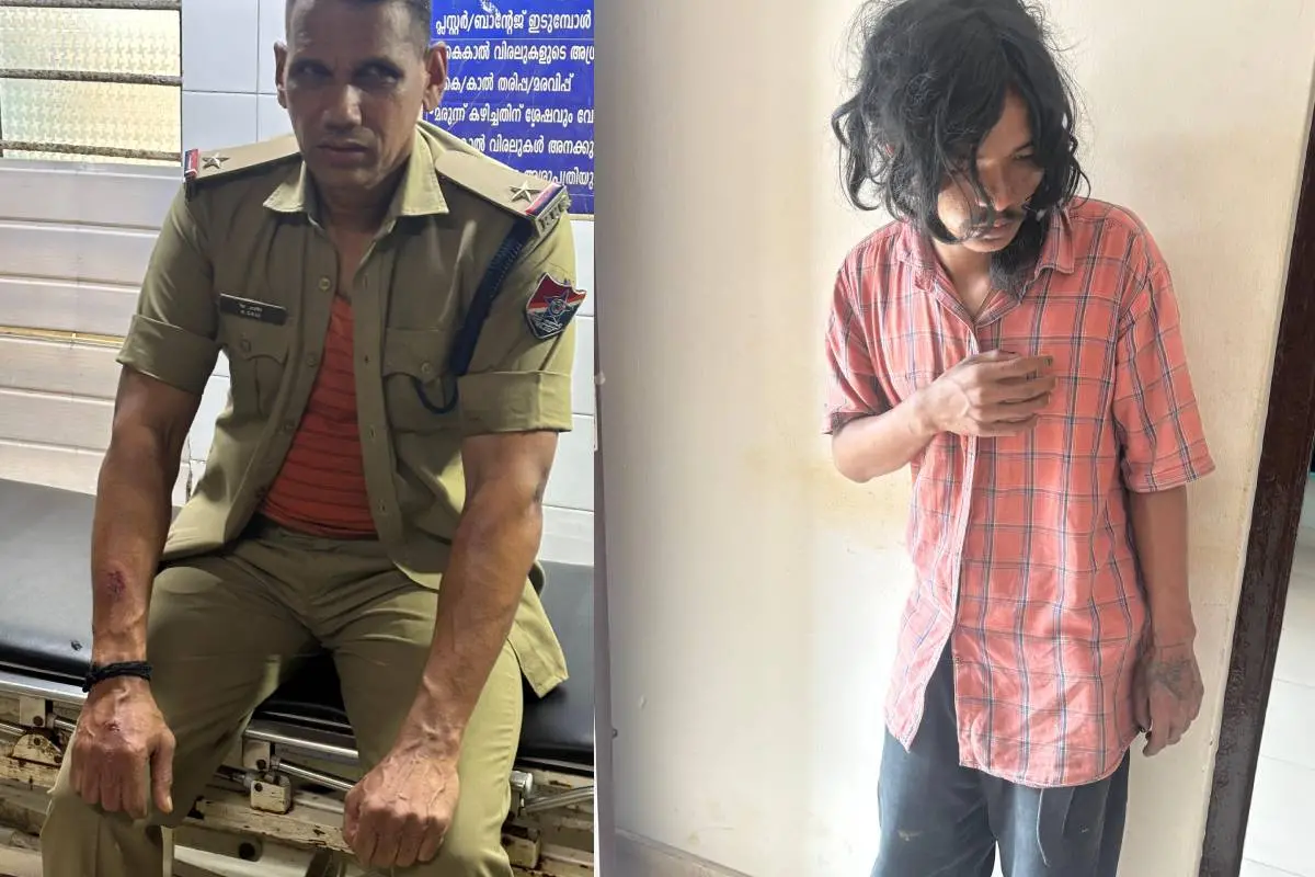 പരിക്കേറ്റ ആര്പിഎഫ് ഉദ്യോഗസ്ഥന് ശശി, പിടിയിലായ രാജു