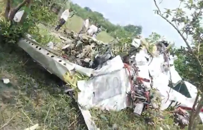 Aircraft involved in the crash in Kanpur