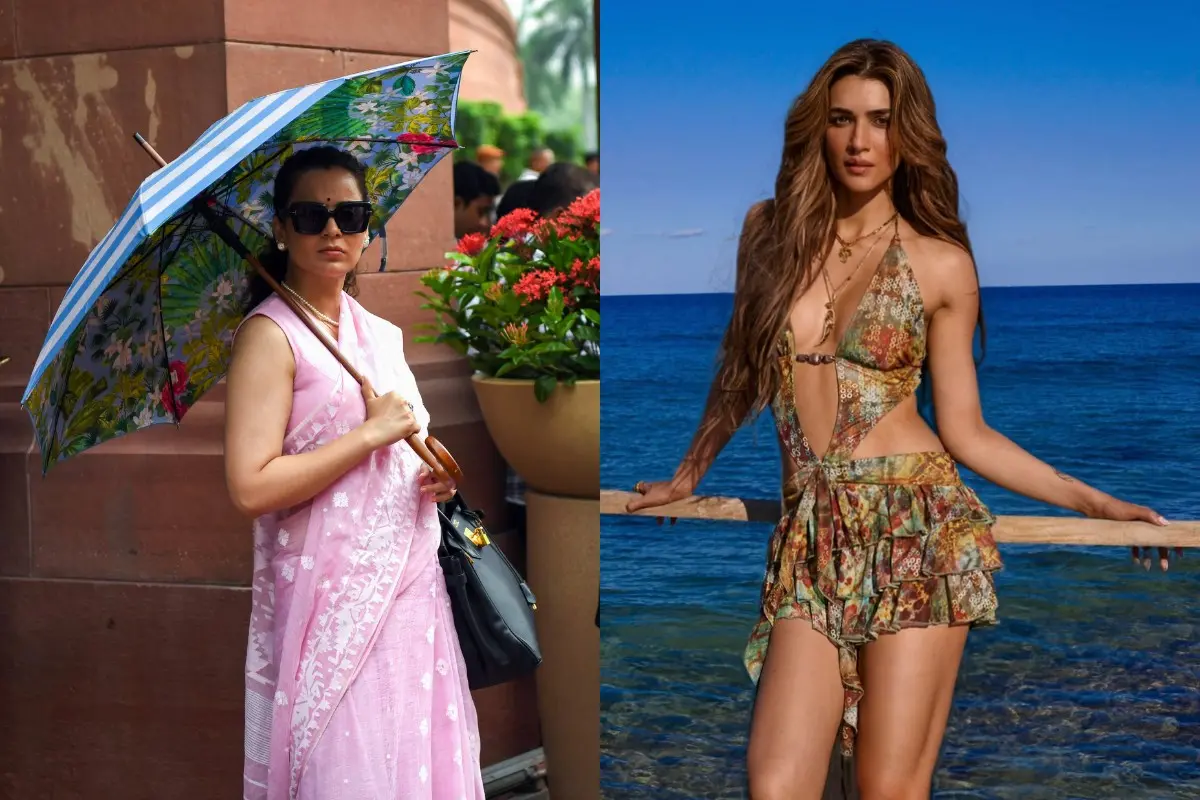 Kangana Ranaut, Kriti Sanon | Photo: ANI, Instagram