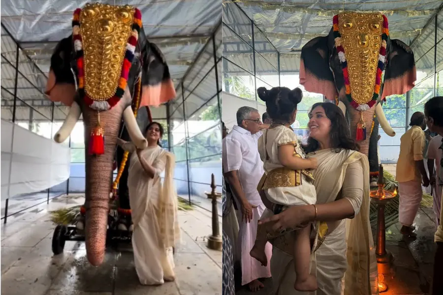 Richa Chadha and daughter Zuneyra celebrated Onam in Kerala, but this detail caught attention