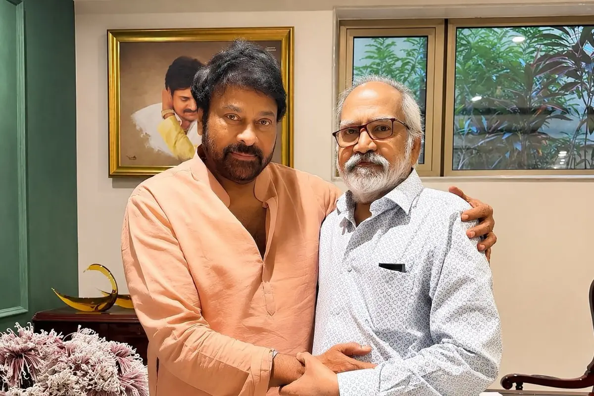 Chiranjeevi with GV Narayana Rao | Photo: X