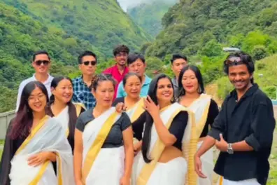Festive fusion: WATCH Arunachal children and adults celebrate Onam in Kerala attire