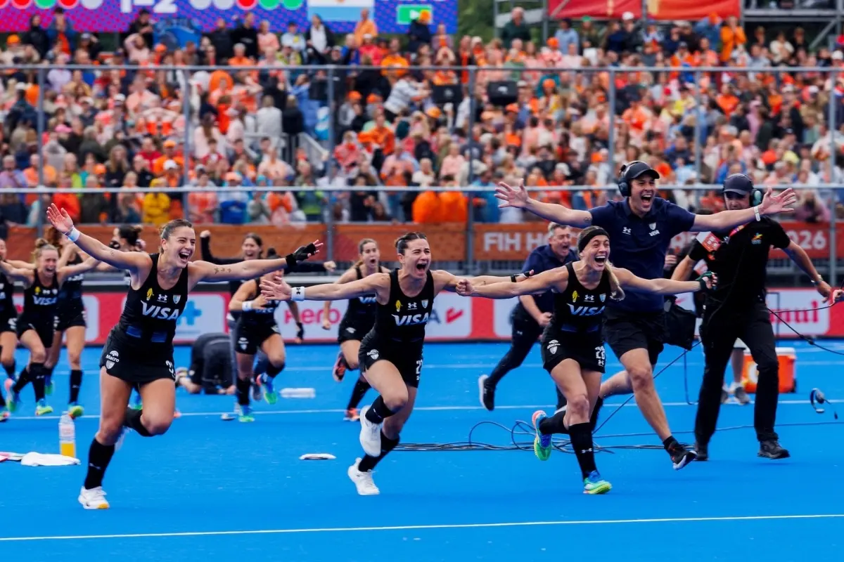 After a 1-1 draw, Argentina beat the Netherlands 3-1 in a shootout to claim the World Cup title | Photo: International Hockey Federation (@FIH_Hockey on X)