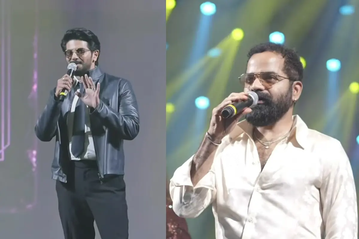 ദുല്ഖര് സല്മാന്, വിനയ് ഫോര്ട്ട് | Photo: Screen grab/ YouTube: Zee Music South