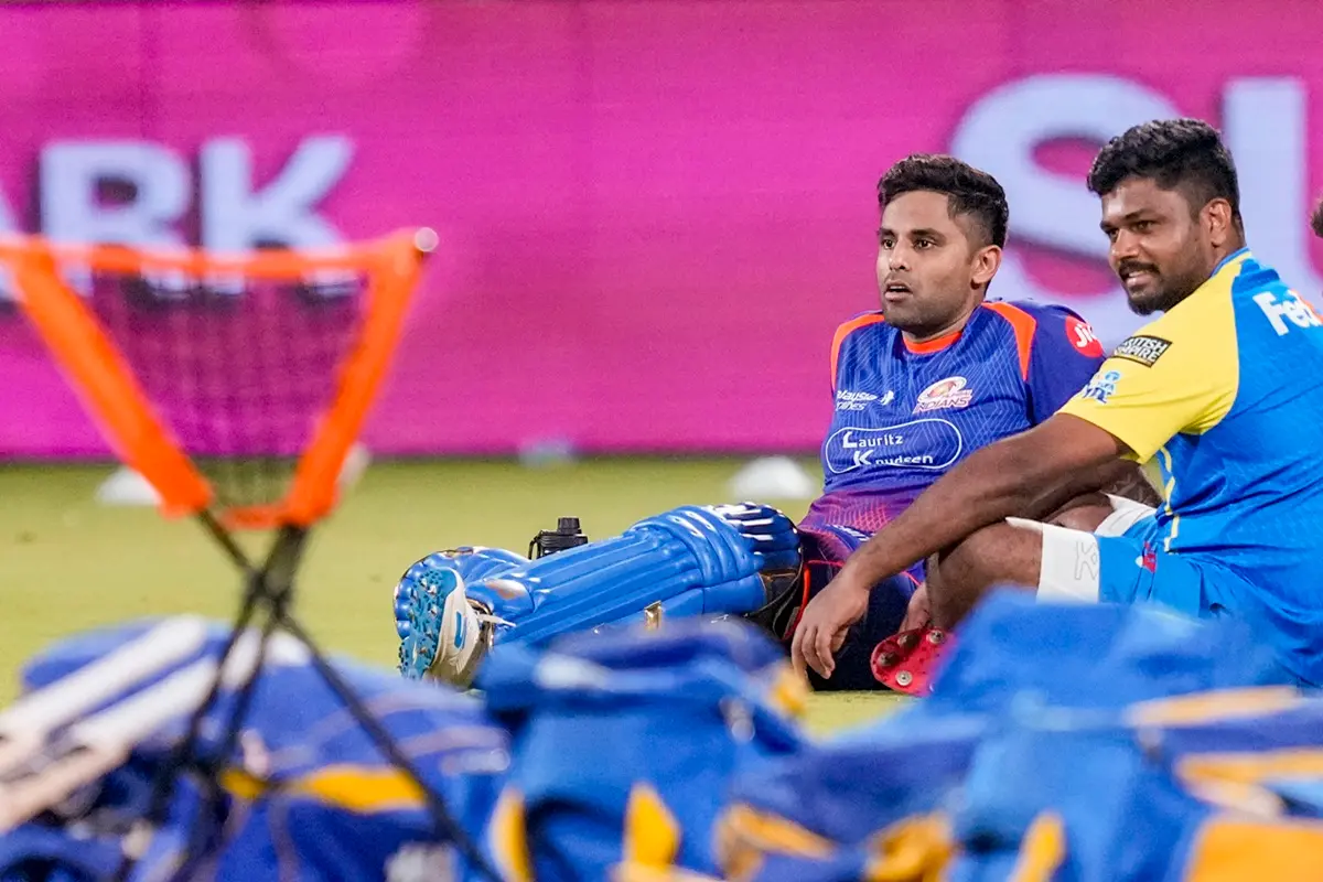 Suryakumar Yadav and Sanju Samson | File photo: PTI