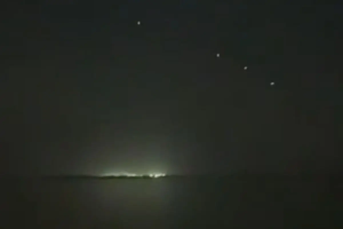 US attack on Iran's Larak Island in Hormozgan Province | Photo: Screengrab/X Video