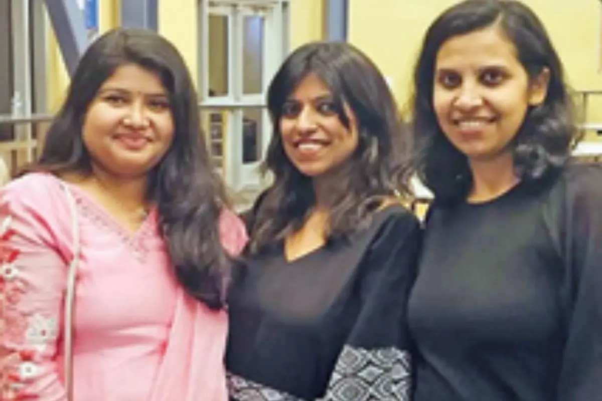 Anjana and Annie, who were killed in California, and Anila, who was taken into police custody