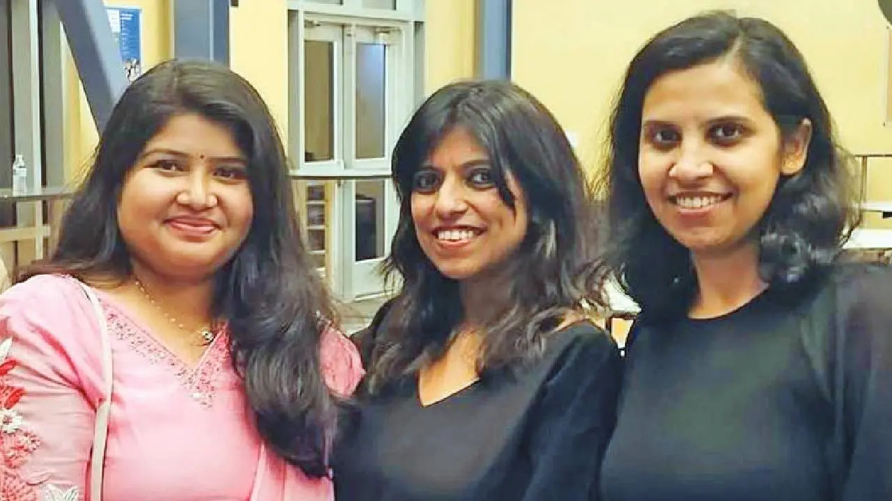 Anjana and Annie, who were killed in California, and Anila, who was taken into police custody