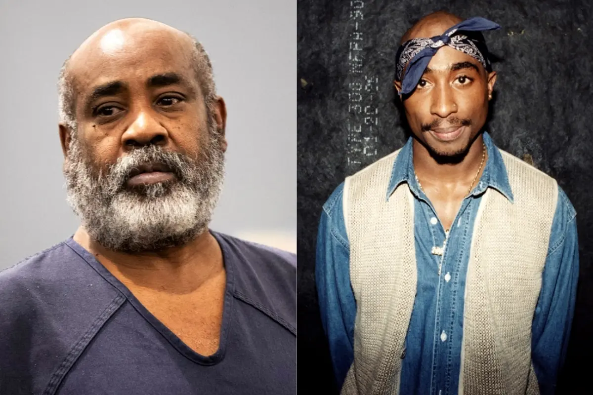 Duane "Keffe D" Davis (L) and Tupac Shakur