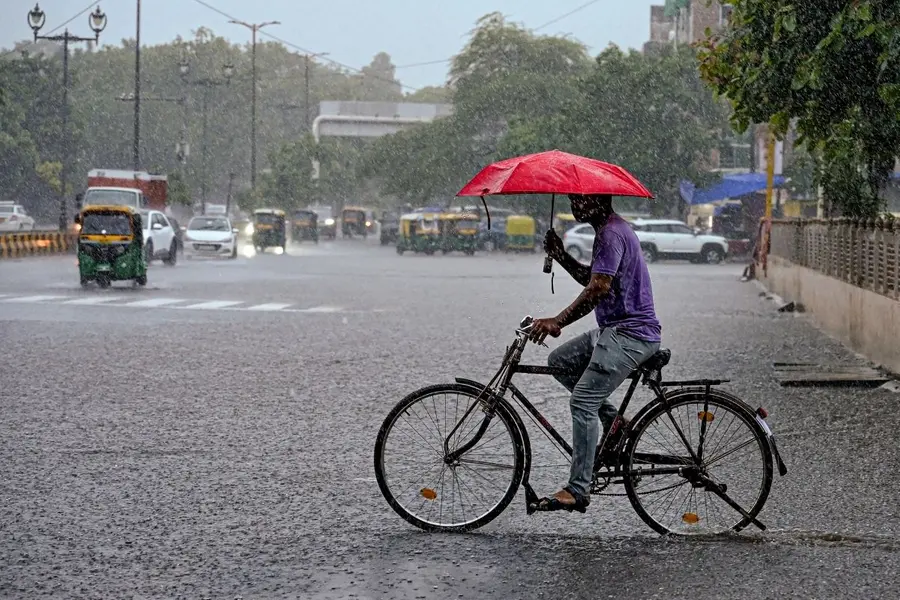 Delhi rain
