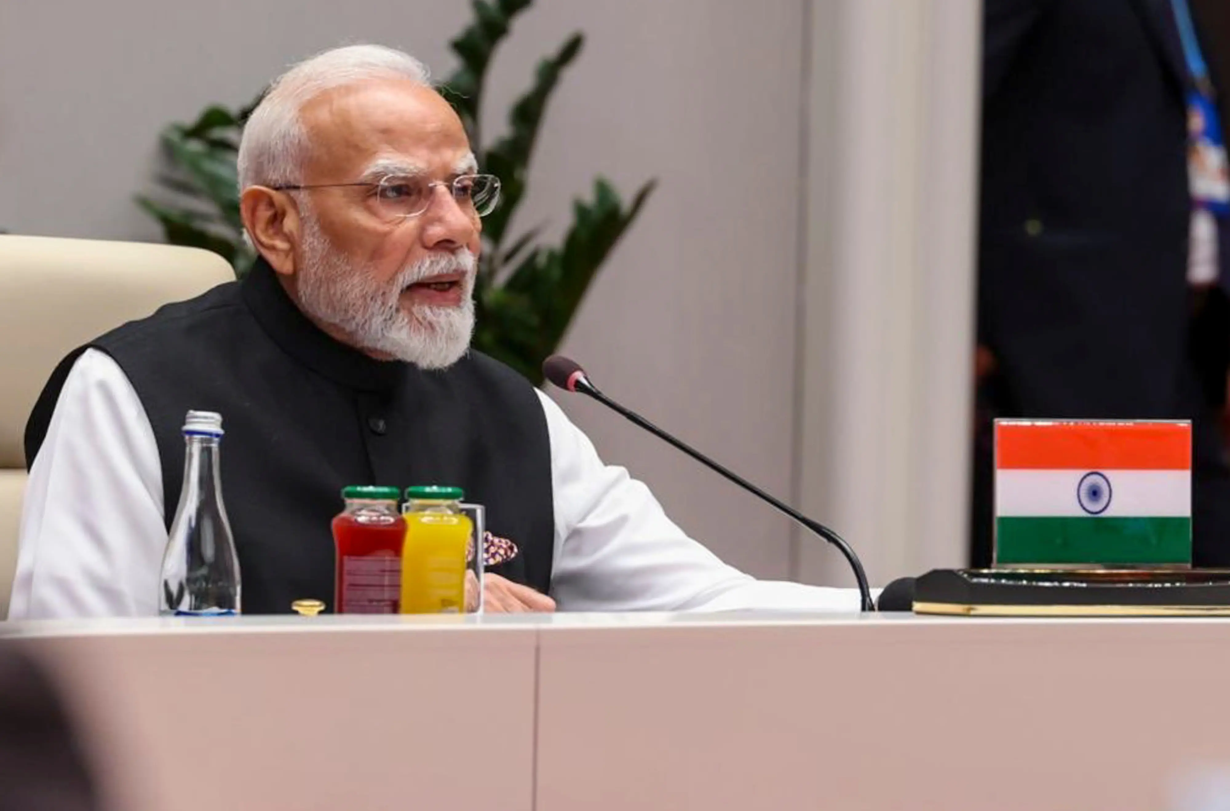 PM Modi at the SCO Council of Heads of State Meeting, in Bishkek, Kyrgyzstan | Photo: PTI