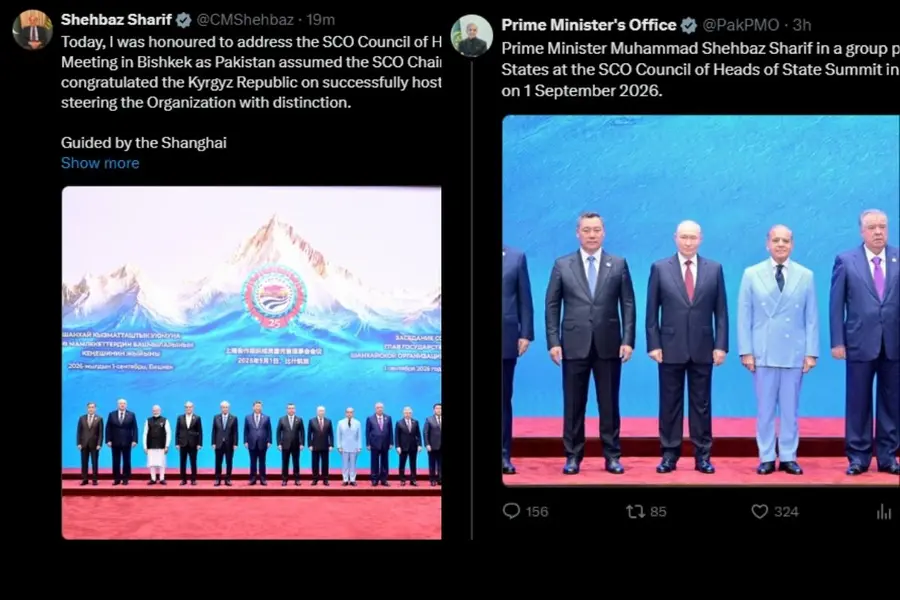 After Pakistan PMO crops Modi, Iran President from SCO photo, Sharif shares full image