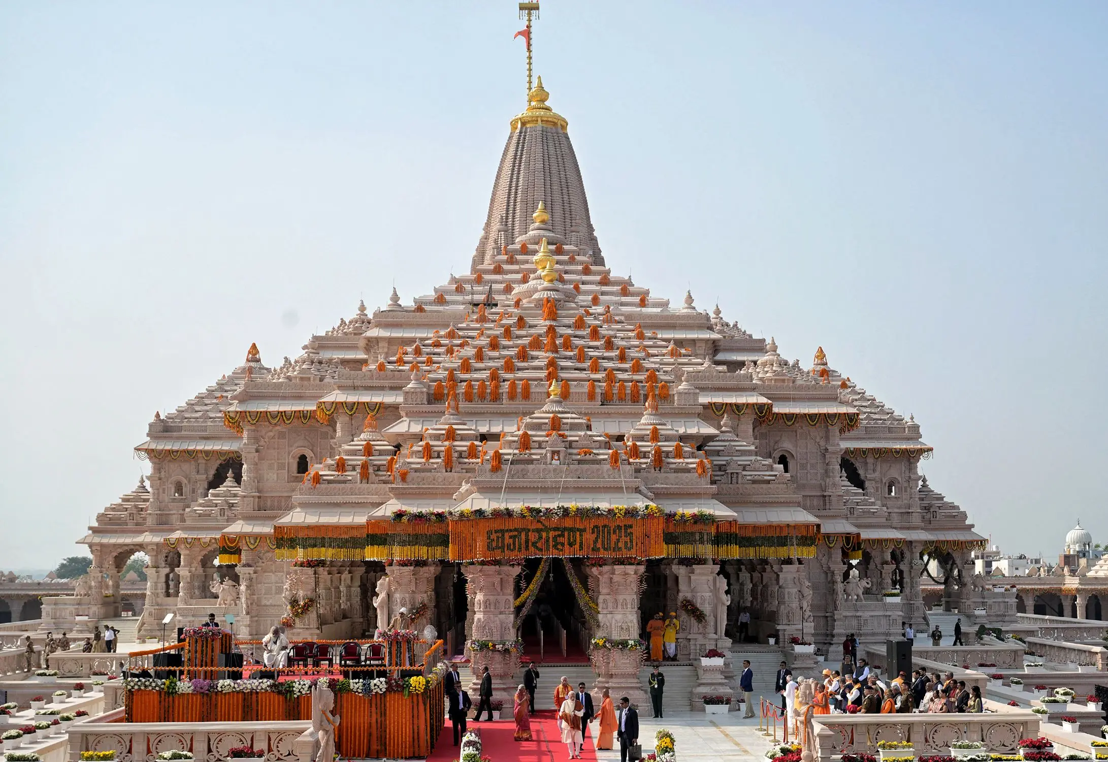 Ram temple's in Ayodhya.| Photo: AFP
