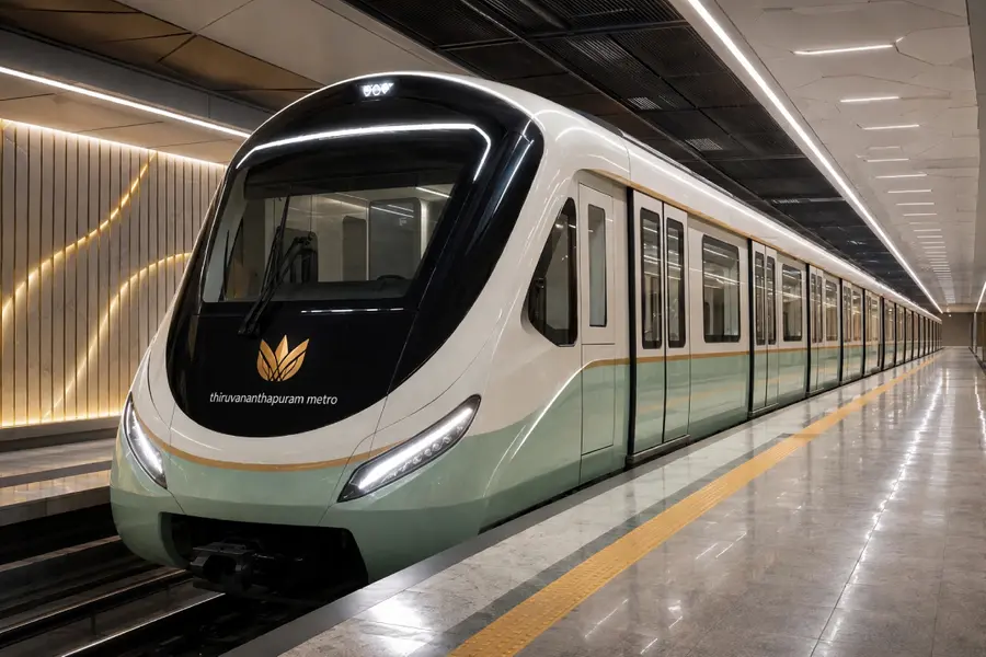 DMRC designs advanced elevated metro network for Kerala capital connecting major hubs from Papanamcode to Inchakkal