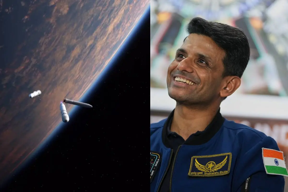 1. പ്രതീകാത്മകചിത്രം 2. ശുഭാംശു ശുക്ല | Screengrab, AP