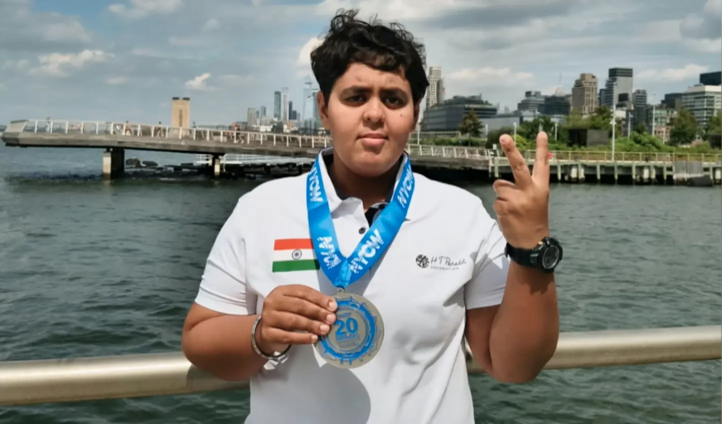 18-year-old Jiya Rai makes history with Open-Water Swimming Triple Crown