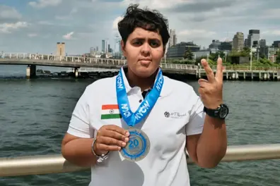 18-year-old Jiya Rai makes history with Open-Water Swimming Triple Crown