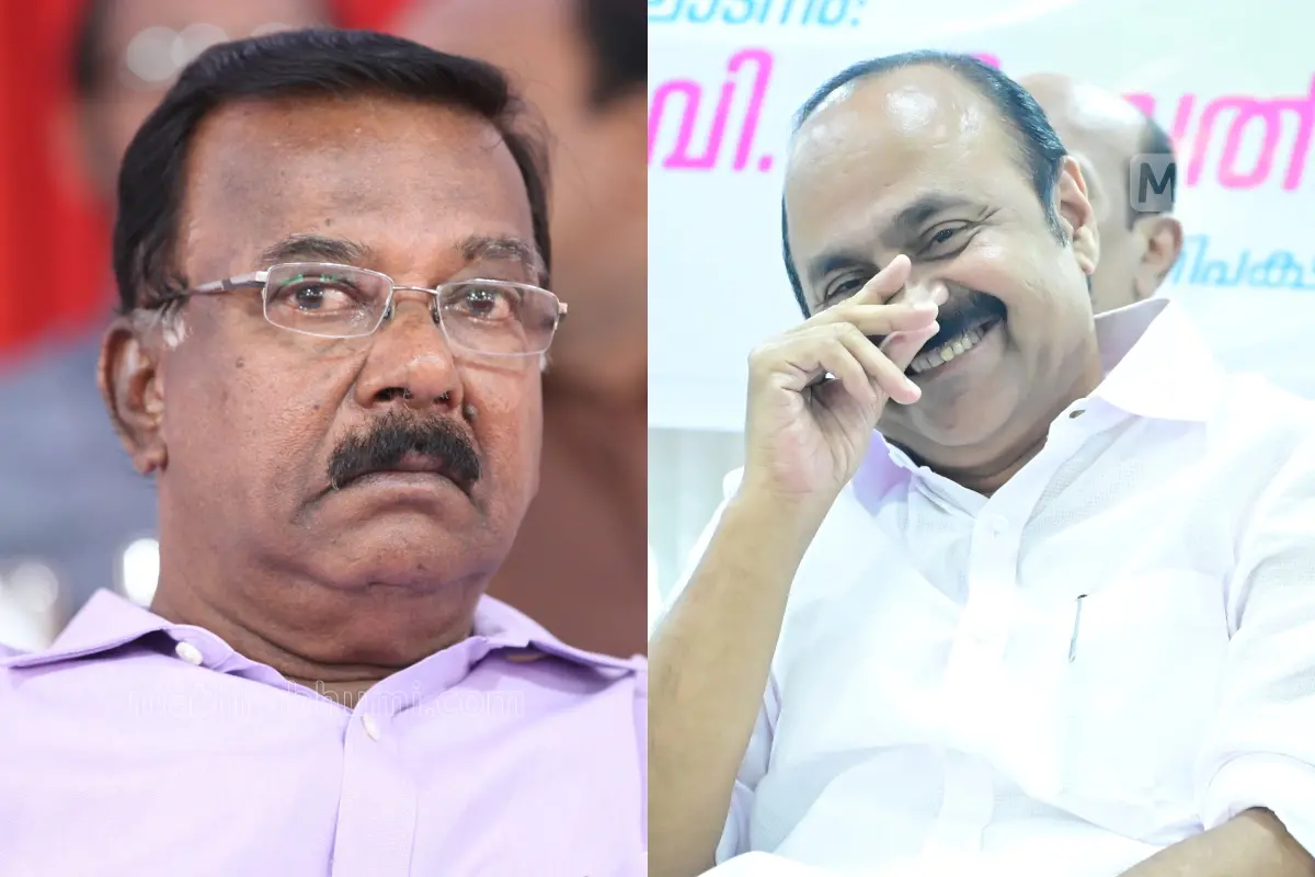 സി. ദിവാകരൻ, വി.ഡി. സതീശൻ | Photo: മാതൃഭൂമി