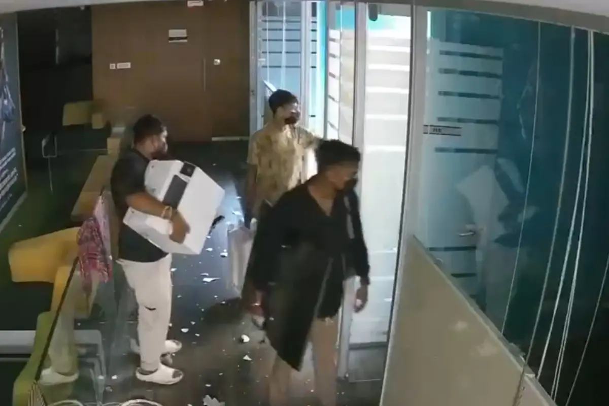 Screengrab from the video