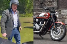 ഇന്ത്യയിൽ നിർമിച്ച മോട്ടോർസൈക്കിൾ ഓടിച്ച് UK മുൻ പ്രധാനമന്ത്രി; വീഡിയോയുമായി ആനന്ദ് മഹീന്ദ്ര